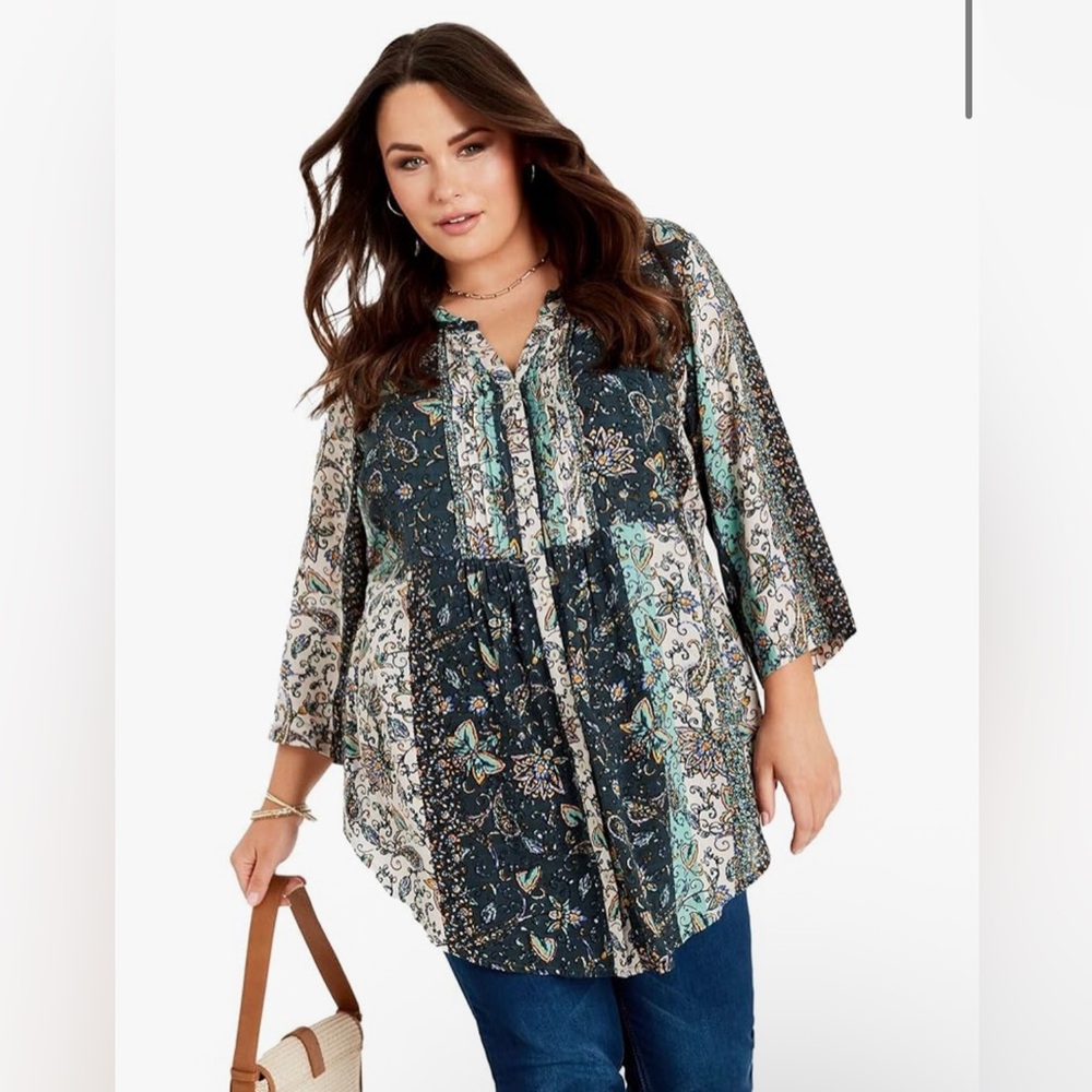 Women's Plus Size Mae Print Tunic